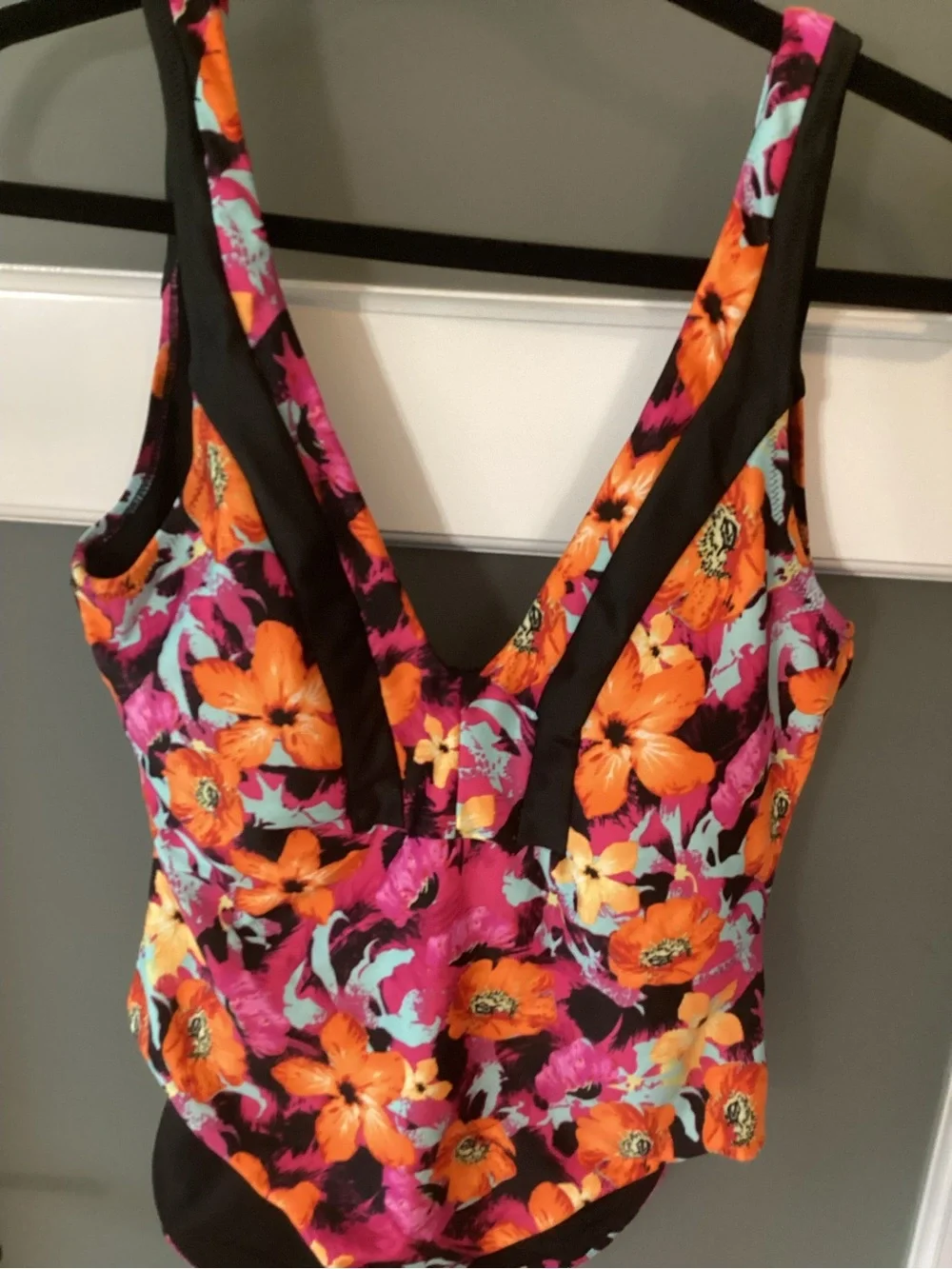 Sunproof by Weatherproof Tropical Floral One Piece -Size 11- NWT! - Beautiful